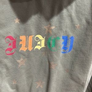 Juicy Couture green zippered hoodie